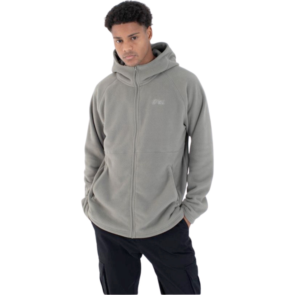 2026 Hurley Mens Polar Zip Hoodie MFTEU00055 - Army